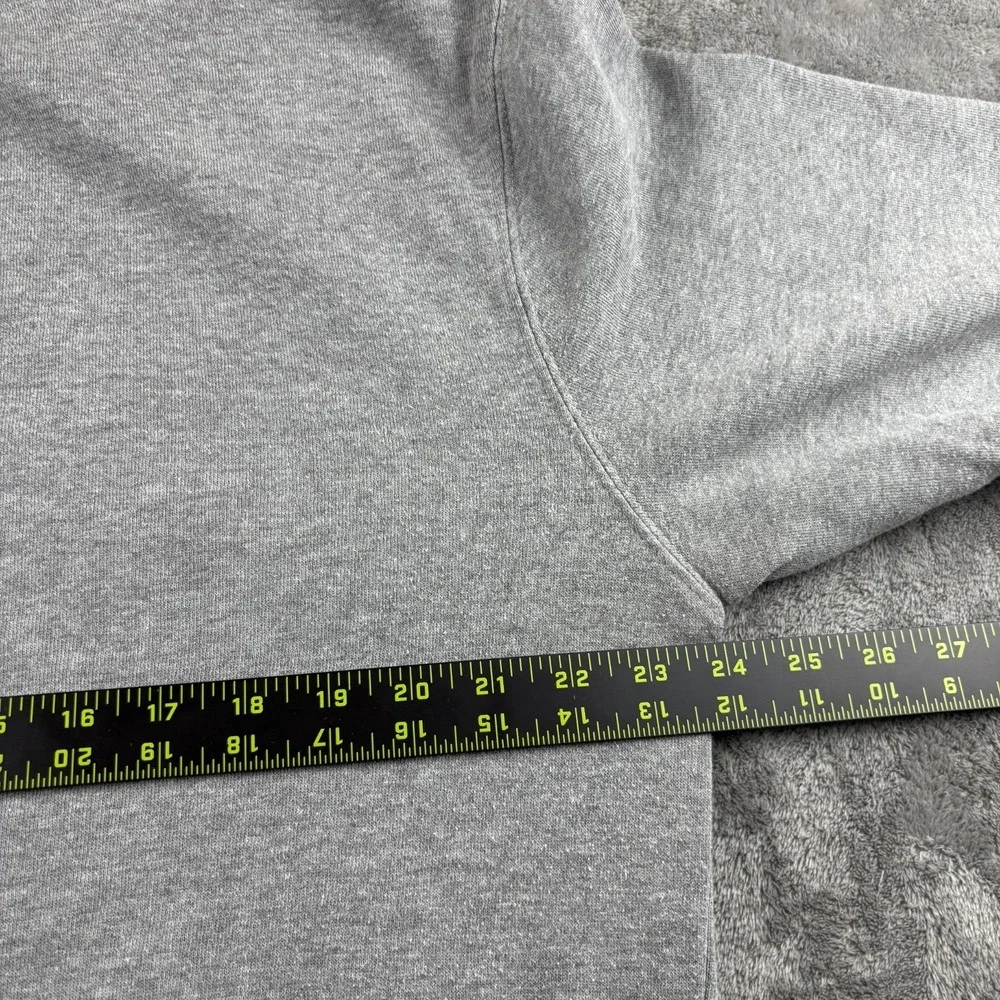 Kansas Jayhawks Basketball Sweatshirt Men Large Heather GrayColosseum Athletics